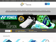 Tablet Screenshot of esprit-tennis.com